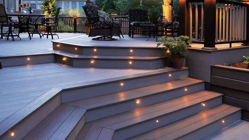 Deck and step outdoor lights